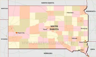 South Dakota maps