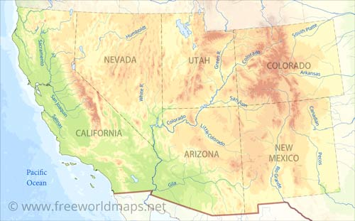 Southwestern US rivers