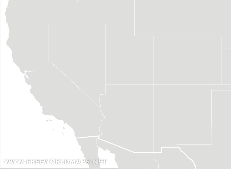 Southwestern US pdf map