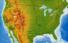 US mountain ranges
