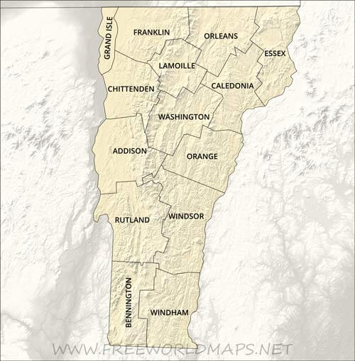 Vermont counties