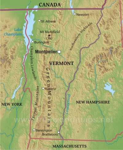 Vermont geography