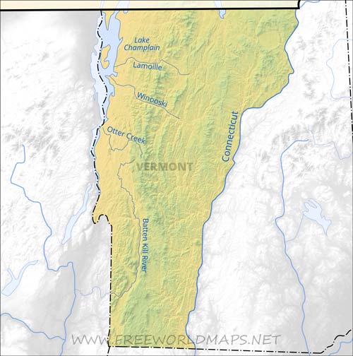 Vermont rivers and lakes