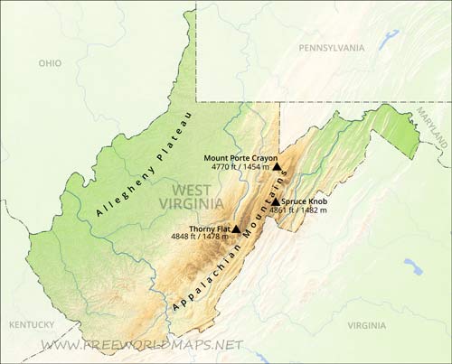 West Virginia mountains