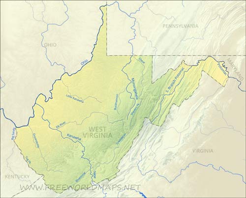 West Virginia rivers and lakes